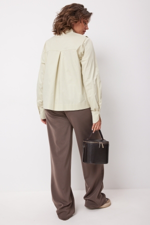 Блуза женская 4135 зелёная дыня