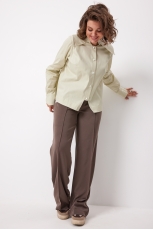 Блуза женская 4135 зелёная дыня