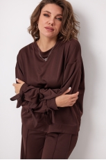 Блуза женская 4139 мокко