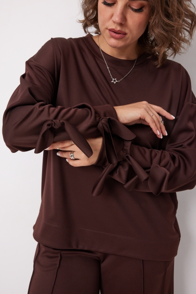 Блуза женская 4139 мокко