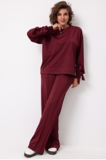 Брюки женские 6071 вишня