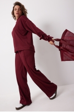 Брюки женские 6071 вишня