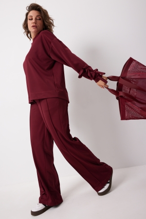 Брюки женские 6071 вишня