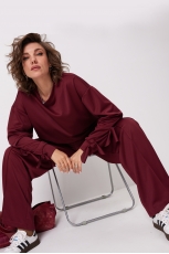 Брюки женские 6071 вишня