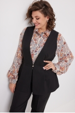 Жилет женский 7020 чёрный