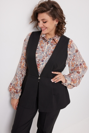 Жилет женский 7020 чёрный