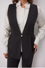 Жилет женский 7020 чёрный