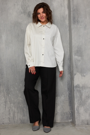 Блуза женская 4143 сливочный