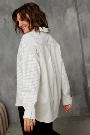 Блуза женская 4143 сливочный