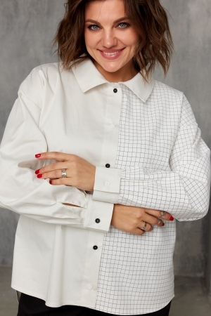 Блуза женская 4143 сливочный