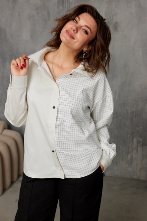 Блуза женская 4143 сливочный