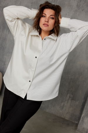 Блуза женская 4143 сливочный