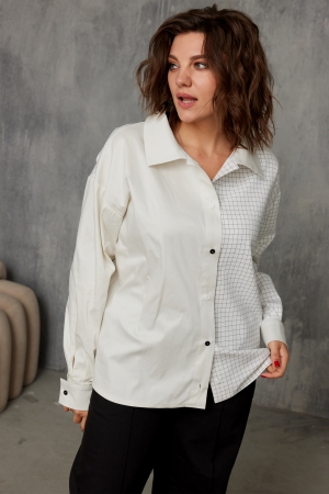 Блуза женская 4143 сливочный