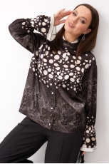 Блуза женская 4145 шоколад