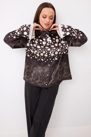 Блуза женская 4145 шоколад