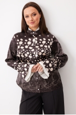 Блуза женская 4145 шоколад