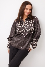 Блуза женская 4145 шоколад