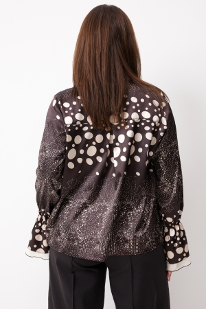Блуза женская 4145 шоколад