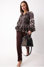 Блуза женская 4146 шоколад