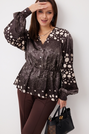 Блуза женская 4146 шоколад