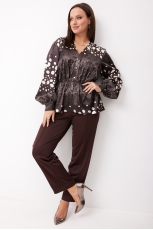 Блуза женская 4146 шоколад