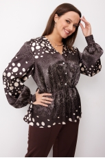 Блуза женская 4146 шоколад