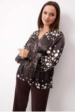 Блуза женская 4146 шоколад