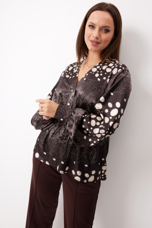 Блуза женская 4146 шоколад