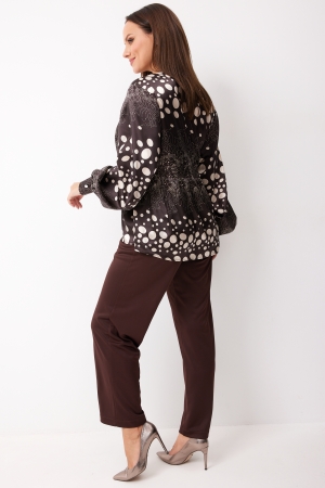 Блуза женская 4146 шоколад