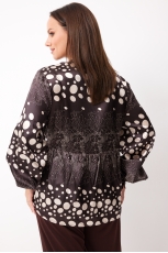 Блуза женская 4146 шоколад