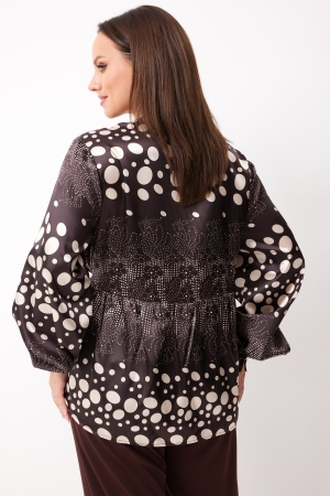 Блуза женская 4146 шоколад