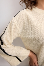 Блуза женская 4149 топлёное молоко