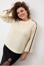 Блуза женская 4149 топлёное молоко