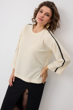 Блуза женская 4149 топлёное молоко