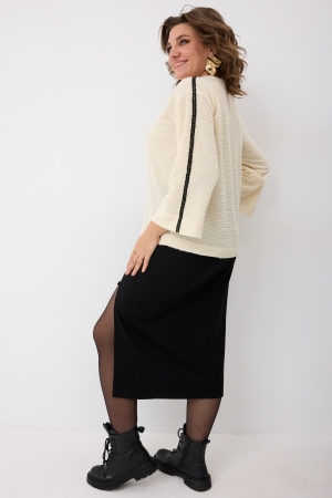 Блуза женская 4149 топлёное молоко