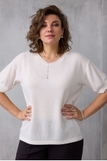 Блуза женская 4153 молочный