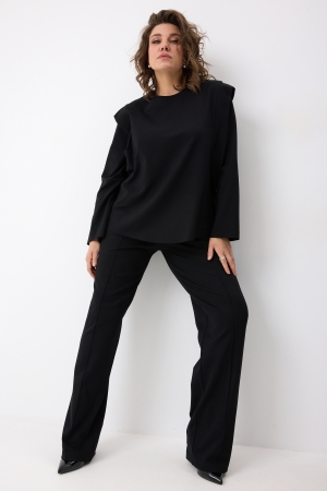Брюки женские 6077 чёрный