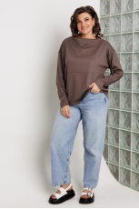 Блуза женская 4158 фиолетовый кварц