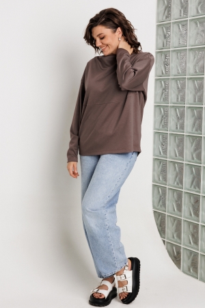 Блуза женская 4158 фиолетовый кварц