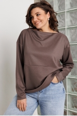 Блуза женская 4158 фиолетовый кварц