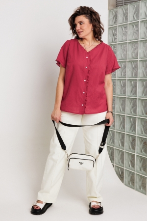 Блуза женская 4160 рубин