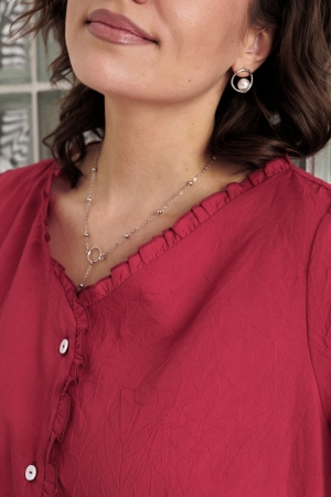 Блуза женская 4160 рубин