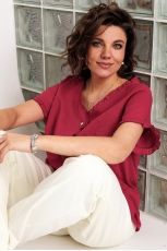 Блуза женская 4160 рубин