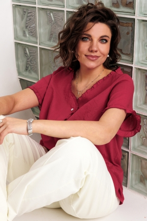 Блуза женская 4160 рубин