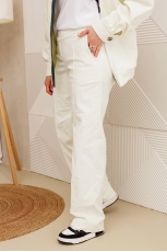 Брюки женские 6081 молочный