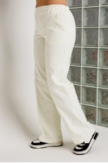 Брюки женские 6081 молочный