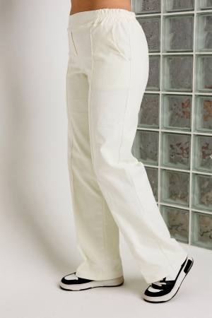 Брюки женские 6081 молочный