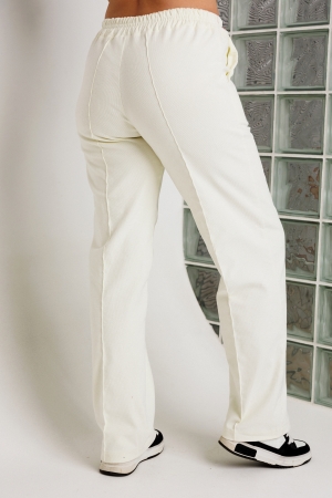 Брюки женские 6081 молочный