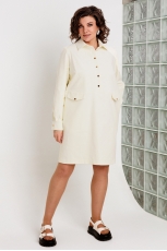 Платье 1065 молочный