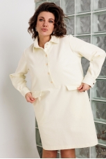 Платье 1065 молочный